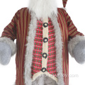 Stående filt gnom docka prydnad ansiktslös jultomten